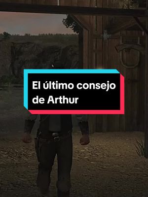 A post by @avendanov on TikTok caption: El último consejo de Arthur Morgan #reddeadredemption2 #reddeadredemption #arthurmorgan #edit #editsad #johnmarston #musica 