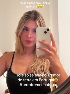 A post by @rafaellaschultzz on TikTok caption: #portugal #tremordeterra 