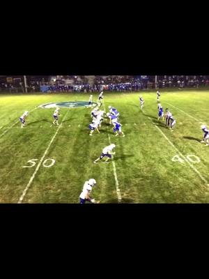 A post by @joeshow2020 on TikTok caption: #highschool #football #friday #night aint to many high school quarterbacks making a 56 yard pass on the run@Joey pfeifer 