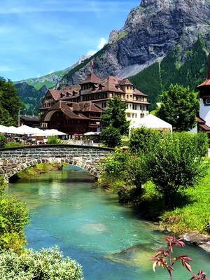 A post by @____swissbeauty____ on TikTok caption: Beautiful place ..  #switzerlandnature #kandersteg 🇨🇭#amazingswitzerland #swissalps #beautifuldestinations #switzerlandtravel #Hiking #naturelovers 