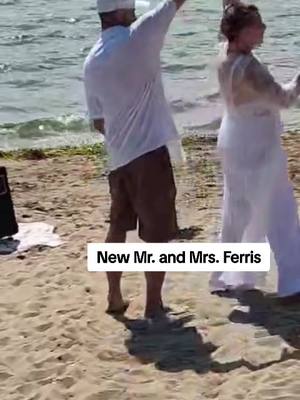 A post by @ferrixxmusic on TikTok caption: So we did a thing last weekend :)  I made her a Mrs. Ferris :)  The song was created by yours truly and can be found on all streaming platforms. #country #foryou #wedding #weddingtiktok @Brittany Bennington 