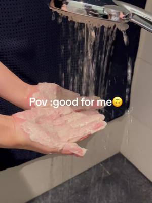 A post by @ansel908 on TikTok caption: Its good for u?#shower #fpy 