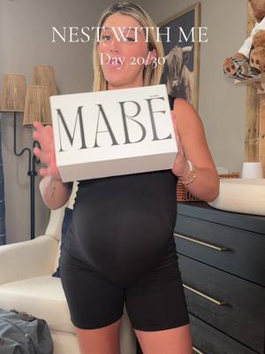 A post by @darahnycole on TikTok caption: #nestwithme day 20! Unboxing my @Mabē Carriers ! I am so excited I got this in and it is truly something I am so excited to use! I do not own any *comparable* brands, but just based off of all the research I have done, this seems to be the winner!  - PS love that my @BUMPSUIT still fits from when I got it at at 16 weeks and I am 39 weeks now! #mabecarrier #babycarrier #MomsofTikTok #babiesoftiktok 