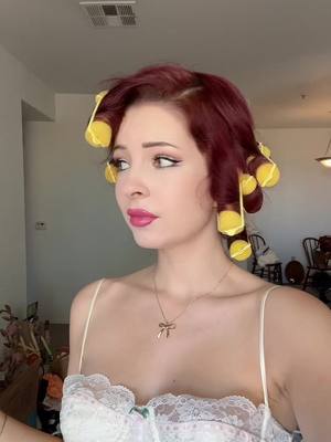 A post by @carlyknighht on TikTok caption: moving in!! :) can’t wait to share more 🙊 top is @Revolve #retro #1950s #vintagehair #revolveme #1950sstyle #1950sfashion 