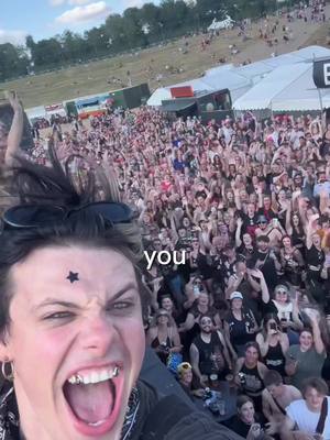 A post by @yungblud on TikTok caption: bludfest year one. 🖤 #bludfest #AltMusic 