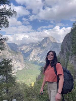 A post by @ronnie.mie on TikTok caption: YOSEMITE!!! 🤍🌲⛰️I’m def coming back to ya!  #yosemite #yosemitenationalpark #gorpcore #gorpgang 