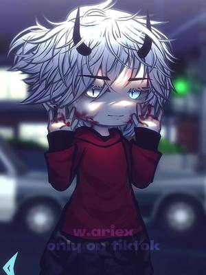 A post by @w.ariex on TikTok caption: OG ❕My oc‘s little brother | heh IM FLOPPINGGG #gacha #gachalife #wariex #xyzbca #original #viralvideo #fypage #fypシ゚ #viral #fyp 