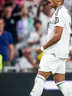 A post by @satagul on TikTok caption: PORFIN MARCÓ MBAPPE CON EL #Realmadrid 