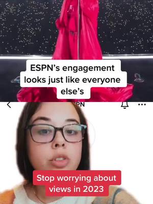 A post by @creatorsbycas on TikTok caption: #duet with @ espn TikTok Tip on how to calculate views and engagement relative to your number of followers #contentcreator #newcontentcreator #newtiktoker #tiktoktipsandtricks #tiktoktips #greenscreen #rihanna 