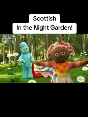 A post by @scottishcomedycentral on TikTok caption: Scottish in the night garden! #Scotland #scottish #scottishcomedy #scottishtiktok #scottishcomedycentral #scottishvoiceovers #scottishvoiceovercartoons #scottishinthenightgarden 