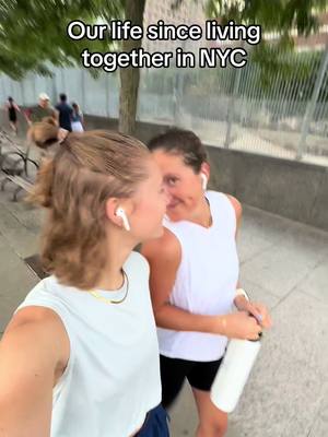 A post by @localcelesbian on TikTok caption: I love doing life with you! #nyc #wellness #pickleball #Running #coupleactivities #lgbtqcouples #Lifestyle @Jaclyn 