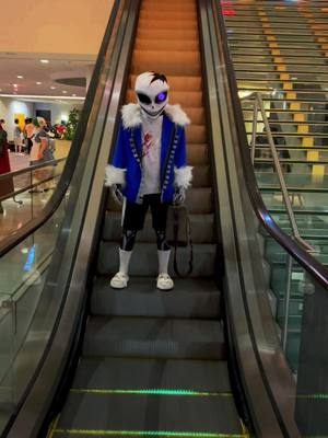 A post by @mylcreates on TikTok caption: Horror Sans at Anime Magic 2024 