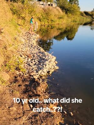 A post by @shankbaitco on TikTok caption: look at this 10 yr old go with a cast net.. what did she catch  #kids #Outdoors #fishing #castnet #mcdonalds #illinois #laborday #outside 