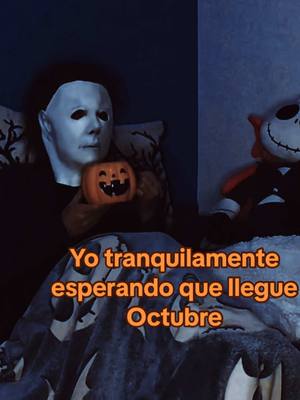 A post by @fergiepinup on TikTok caption: YA CASI #halloween #spookyseason #michaelmyers #september #october 