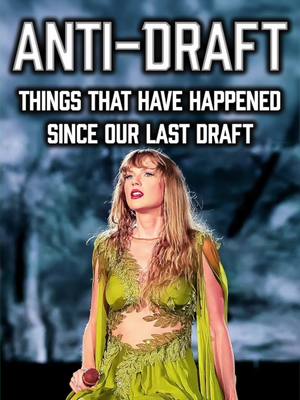 A post by @qactv on TikTok caption: Thjngs That Have Happened Since Our Last Draft (February 13, 2024) If you somehow can’t tell, we are a but rusty on the drafts 😂 #antidraft #deadpool #taylorswift  @ChristopherBartlett  @Mushy  @Bruce Grove 