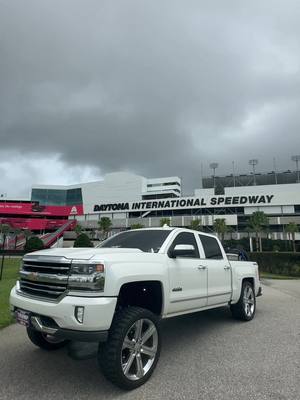 A post by @kobesmith on TikTok caption: figured might as well stop by since im riding through🤷🏼‍♂️ #daytona #fyp #foryou #foryoupage #chevy #chevy1500 #highcountry