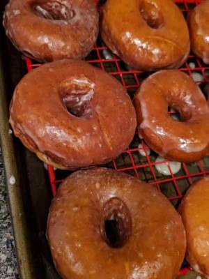 A post by @emily.batista on TikTok caption: 🍩 #foryou #baking #glazeddonut 