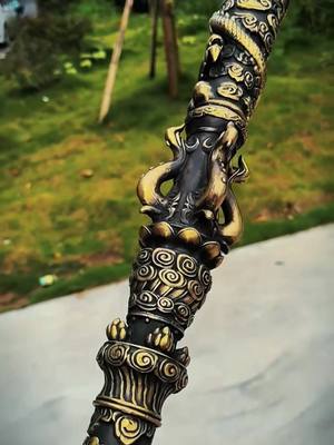 A post by @longquansword on TikTok caption: If you like it, you can buy it in my store.#wukong #blackmythwukong #jingubang #sword #game 