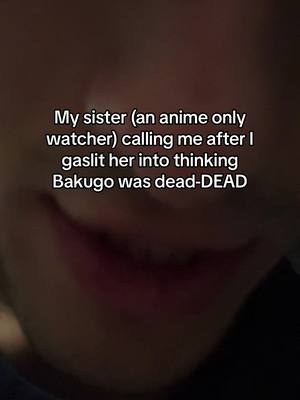 A post by @grootigarrett on TikTok caption: One week she calls me screaming at his “death”, the next she’s swearing to take revenge on me #mha #myheroacademia #myhero #bakugou 