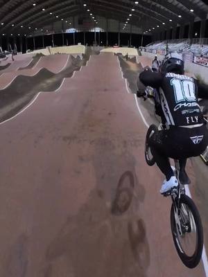 A post by @kamrenlarsen on TikTok caption: Full Race POV from last night. What do you think ? #bmx #bmxracing #fyp 