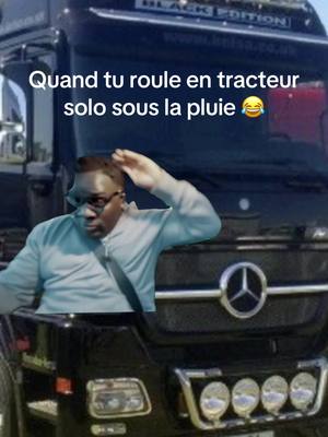 A post by @jomotors95 on TikTok caption: Quand tu decroches ta remorsue et que tu roule en tracteur en solo et qu’il y a zuxune adhérence #spl #pl #routier #camion 