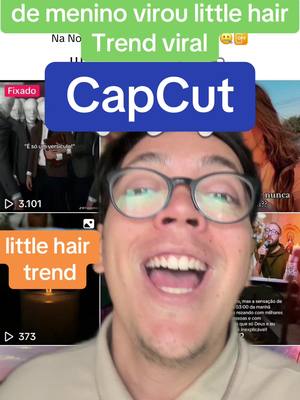 A post by @antonioconteudo on TikTok caption: de menino virou little hair #CapCut #littlehair #trend #viral #viralizarnotiktok 