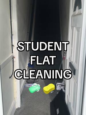 A post by @laurenedenelizabeth on TikTok caption: Student flat cleaning and talking about my house sale pt 1 :) :) #fyp #cleaning #sidehustle 