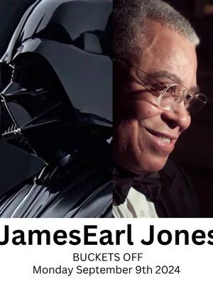 A post by @makemead on TikTok caption: We lost a true legend today. #501stlegion #jamesearljones  #darthvader 