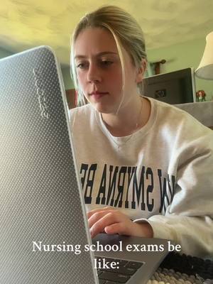 A post by @leahkirouac on TikTok caption: Yay nursing school #nursesoftiktok #nurselife #studentnurse #fyp #foryoupage #nurses #nursingexams 