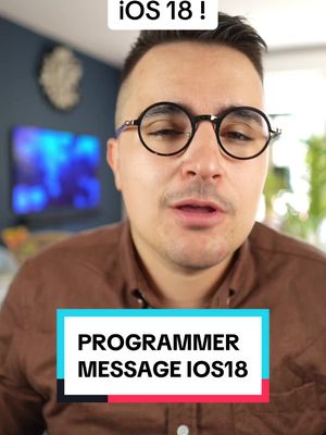 A post by @pannacotech on TikTok caption: Dans quelques jours Apple sortira iOS18 ! Je te montre comment tu pourras programmer des messages ! - - - #ios18 #apple #iphone #astuce #astuceiphone #iphonetips