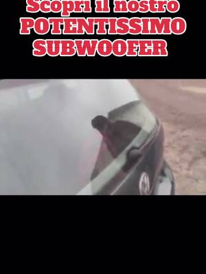 A post by @raffaele_di_ibaystore on TikTok caption: Subwoofer auto super potente 