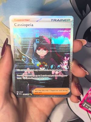 A post by @bindyrooz on TikTok caption: Part 4/6✨ Packs gifted by @TCG Company 🩵 #pokemon #pokemonshroudedfable #pokemontcg #pokemonpackopening #pokemongirl  