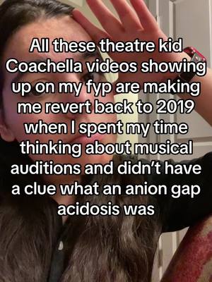 A post by @singhsharkweek on TikTok caption: I love med school so much but i miss the rush of an opening night (also next to normal pumps me up in such a specific way) #fyp #elsiefest #musical #musicaltheatre #theatrekid #rachelzegler 