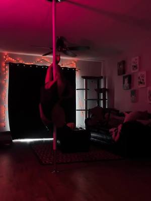 A post by @teenibeani on TikTok caption: Slithering 🖤 #imanadult #fakebody #polefitness #imfullyclothed #xpole 