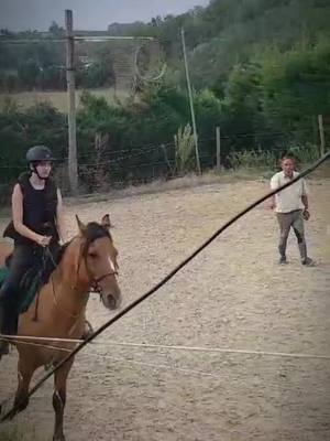 A post by @clem_and_vuiton on TikTok caption: Rien de spécial j'étais juste trop contente de le monter 😭🎀  • Vuiton #pourtoi #horseriding #clemvuitonandespoir #horse #fyp #equestrian #lovehorse 