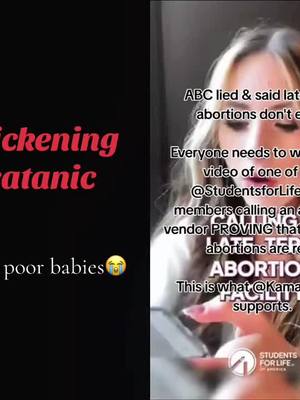 A post by @red.right.blue on TikTok caption: #duet with @Locked&Loadedmy heart breaks this is happening. These poor innocent babies being slaughtered for convenience😭🙏🏻 #prolife #babieslivesmatter #goodvsevil #spiritualwarfare 