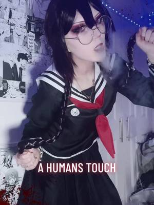 A post by @minteyecos on TikTok caption: ayyyy toko ‼️ ive had her cosplay for almost 2 years and never done it oops… 😔 ||  #tokofukawa #tokofukawacosplay #danganronpacosplay #danganronpa 