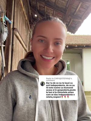 A post by @ludilive on TikTok caption: Replying to @CARY@STEFAN@ #meserie #independenta #femeia #mamicipetiktok #agricultura #familie #tata #mama #romania #oltenia 