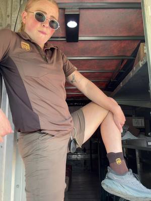 A post by @strawburyshortcake on TikTok caption: UPS keeps that drip on me #fyp #ups #whatcanthebrowndoforyou #deliveryheroes #texas 