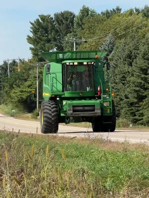 A post by @johndeerelover06 on TikTok caption: Its that time already #harvest24 #johndeere. @John Deere #soybeans #famlife #ontop 