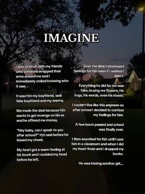 A post by @justx1magine on TikTok caption: Haven't posted in a long time :) #scenarios #fyp #imaginestory #imaginescenarios #imagine #foryou #enemiestolovers #enemiestoloversimagine 