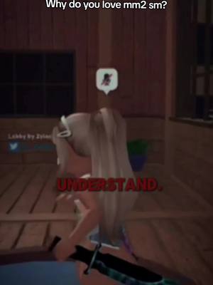 A post by @l0vxlyssmm2 on TikTok caption: NEW TREND? TC: ME!! (tt ruined my quality..) ||#viral #robloxviral #robloxmm2 #mm2roblox #mm2 #murdermystery2 #robloxfyp #robloxtiktok #robloxx #xyzbca ||