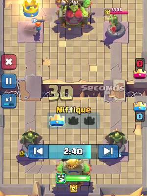 A post by @niftique on TikTok caption: i thought of this halfway through that log #clashroyale #cr #clashroyalememes #cr7 #fyp 