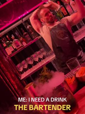 A post by @cdbartending on TikTok caption: I’m complaining to the Owner. #flairbartending 