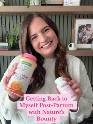 A post by @bailey.at.home on TikTok caption: #ad @naturesbountyca is making the biggest difference ✨  If ever there was an experience to teach you that your body is incredible, it’s having a baby. I’m supplementing my body as I get back to feeling like myself with Nature’s Bounty’s great tasting Hair, Skin, and Nails Gummies with Collagen as well as their Hyaluronic Acid Capsules.  Learn more about Nature’s Bounty’s full range of beauty supplements on their website, and shop in store at all major retailers or online!  #NaturesBountyBeauty #itsinyournature #youarebountiful #naturesbountyca