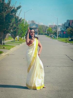 A post by @soniyafrancis07 on TikTok caption: Manasilaayo💃🏻✨ . . . . .  #vettaiyan #tamil #tamilsong #dance #viraldance #explore #explorepage #viraldance #dance #vettaiyan #manasilayo #trendingvideo #newtrend #new #saree #uae #toronto #onam #Summer #foryou #like 