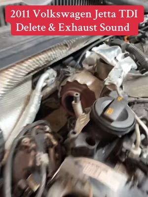 A post by @ab_3399 on TikTok caption: 2011 Volkswagen Jetta TDI delete and exhaust sound! #volkswagen #jetta #mk6 #tdi #diesel #turbo #exhaustsoundcheck #fyp 