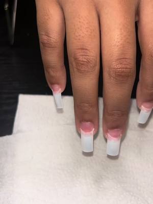 A post by @x_briannalee on TikTok caption: nails by me.🎀🤎 #fyp #beginnernailtech #nailart #nailtech 