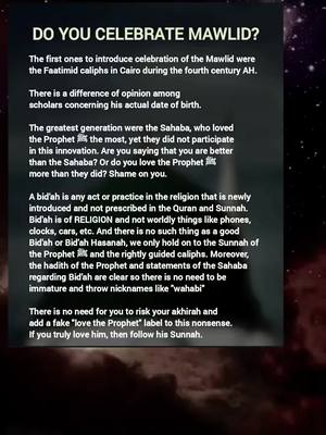 A post by @truthfulcompanion on TikTok caption: #mawlid #muslims #muslimtiktok #sunnah #islam #islamic #islamicreminder #prophet #sahaba #hadith 