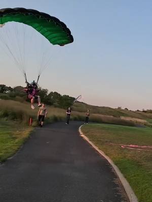 A post by @6pointgearcheck on TikTok caption: Landing into the wedding #skydiving #gopromax 